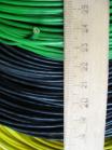 Фото установочного гибкого провода ПВ3 1.5 для стационарной прокладки в чёрном, жёлтом и зелёном исполнении