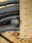 Фотография сечения контрольного кабеля КВВГнг 10х1.5 для прокладки в пучках
