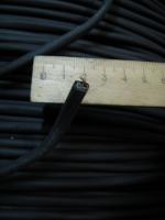 Фотография сечения силового двухжильного кабеля КГ 2х1