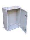 Стальной шкаф с дверью размерами 800х600х300 в мм с атмосферостойким покрытием со степенью защиты IP54