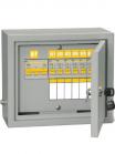 Изображения щитка управления освещением ОЩВ 18 (100-16А) с восемнадцатью автоматическими выключателями для защиты групповых линий с осветительными приборами