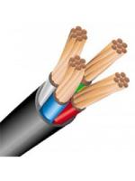 Изображение медного четырёхжильного кабеля ВВГ 4х120 в поливинилхлоридной оболочке для трёхфазных сетей переменного тока