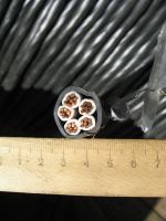 Фотография негорючего силового кабеля ВВГнг 5х16 для стационарной одиночной и групповой прокладки производства завода Южкабель