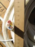 Фотография соединительного медного четырёхжильного кабеля ПВС 4х6 производства завода Южкабель