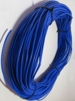 Фотография синего автомобильного гибкого медного провода ПГВА 0,75 для электропроводки
