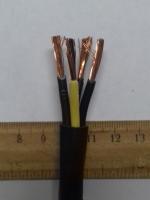 Фотография четырёхжильного гибкого контрольного негорючего кабеля КГВВнг 4х4 для фиксированного монтажа