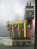 Монтажная панель с навешенными автоматическими выключателями под пункт распределительный ПР11-3060
