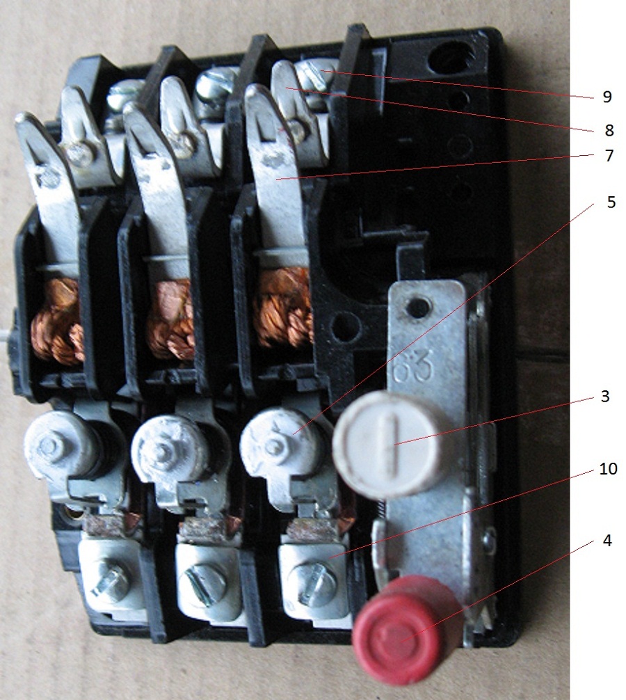 Фотография (изображение, рисунок) автоматического выключателя (автомата) АП 50 3МТ У3